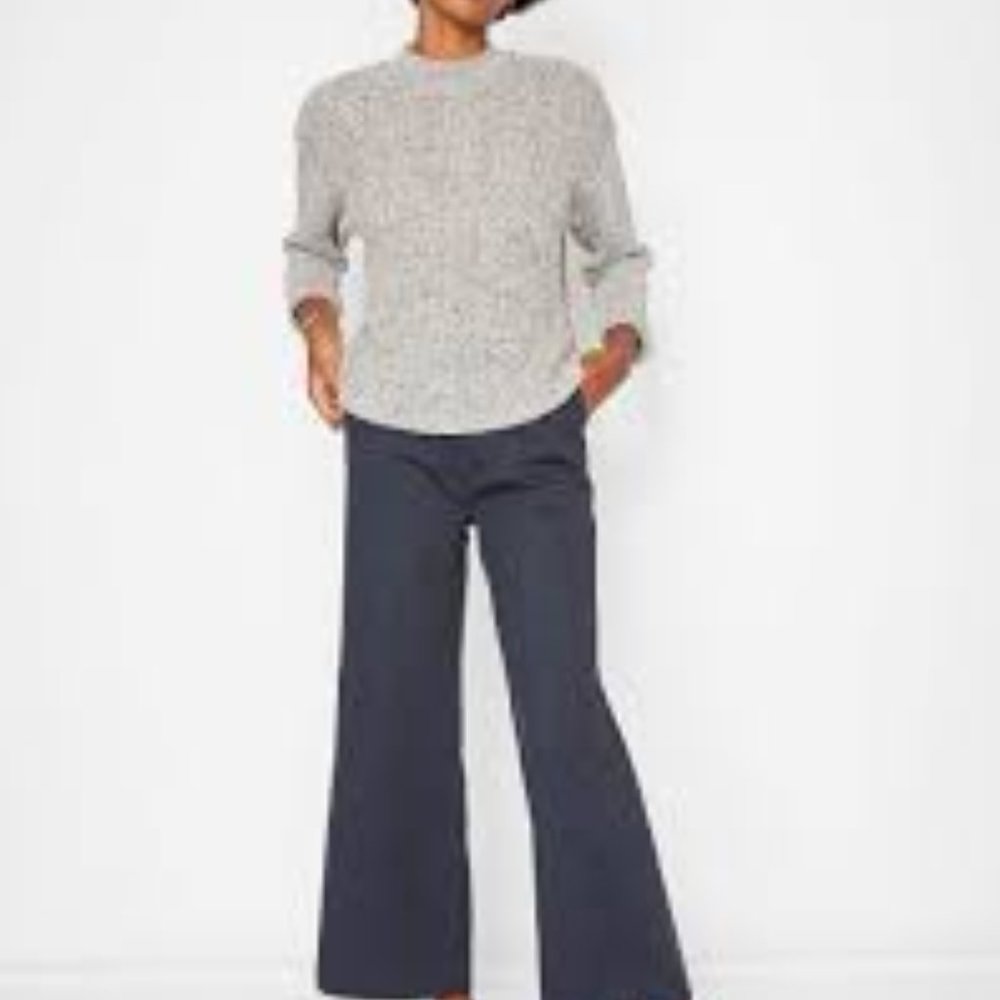 Numph Auberta Marled Knit Sweater Sz L